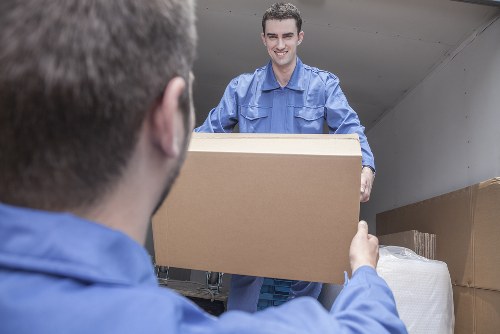 Local man and van loading items in Westminster