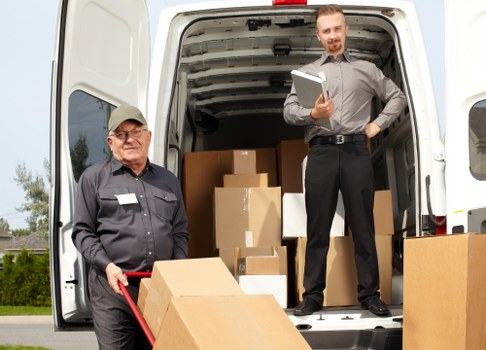 Office packing boxes and labels for Westminster businesses