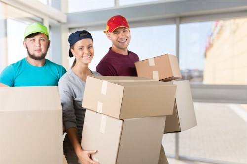 Example van loading for a Westminster flat move