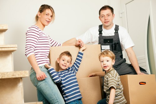 Specialist team handling a piano move in a central London property