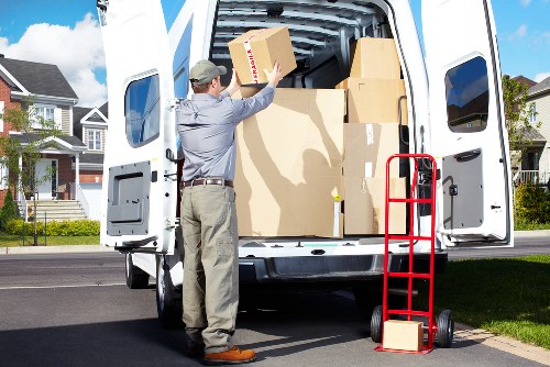 Moving furniture through a Westminster apartment building with stair and lift access considerations