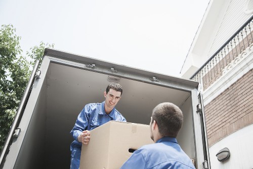 Professional man and van Westminster service with secure transport