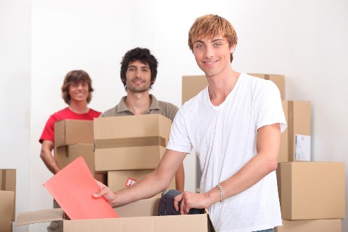 Van service helping with a move in central Westminster