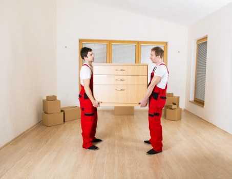 Central London removal van prepared for a flat or office relocation in Westminster